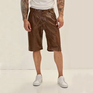 Pantalones Cortos de Cuero para Hombre, Ligeros, Hechos con el Mejor Material, Precio al por Mayor, Pantalones Cortos de Cuero para Hombre en Venta - Product Image 3
