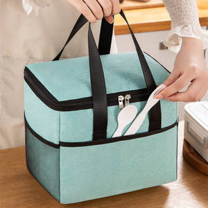 modern urban insulated picnic bag large capacity thermal organizer for fresh food <b>storage</b> and healthy outdoor dining lunch bag - Product Image 1