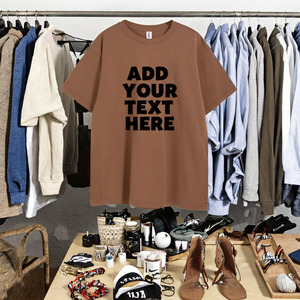 Camisetas de Hombre al por Mayor, Personalizadas, Lisas, con Impresión Digital, 100% Algodón, Ligeras, de Cuello Redondo, Manga Corta, Diseño Sólido y Transpirable - Product Image 2
