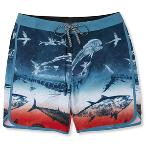 Shorts de Baño Personalizados 2025 para Gimnasio, Natación y Pesca, Transpirables, de Malla, Sólidos, con Protección UPF 50 y Secado Rápido para Hombre - Product Image 5