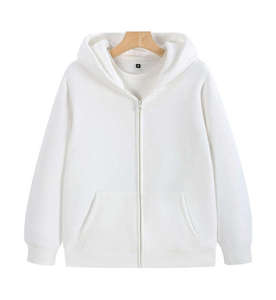 <b>Men</b> Hooded Zip-Up Sweatshirt Solid <b>Navy</b> Blue Cotton <b>Fleece</b> Casual Regular Fit Winter Wear - Product Image 4