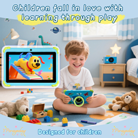 Tablette Android 7 pouces en gros pour enfants, batterie 3000 mAh, résolution 1024x600, processeur MTK Quad Core, prix compétitif
