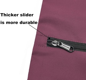 Purple Nylon <b>Drawstring</b> <b>Backpack</b> with Zippered Pocket 30-40L Capacity for Sports and Gym Use - Product Image 5