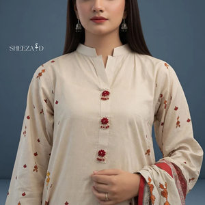 Traje de 3 Piezas Shalwar Kameez Dupatta Estilo Pakistaní para Mujer, Nuevo Estilo Shalwar Kameez Dupatta para Mujer - Product Image 5