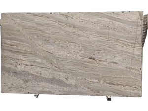 Dalles de granit blanc de rivière de qualité supérieure, grandes dalles polies, design moderne, haute résistance, pour cuisine, villa, hôpital, directement d'Inde - Product Image 5