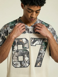 Camouflage T-shirt Custom Design t Shirt Boxy Fit Men <b>Polyester</b> Clothes Manufacturer Streetwear Camo <b>Tshirt</b> for Men Wholesale - Product Image 5