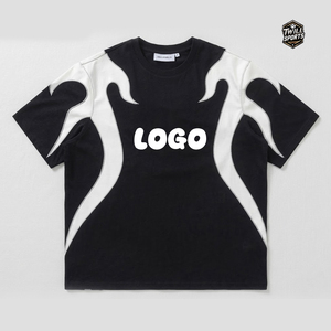 T-shirt d'été pour homme, grande taille, extensible dans quatre sens, respirant, fin, en spandex/polyester de haute qualité, séchage rapide, anti-transpiration - Product Image 1