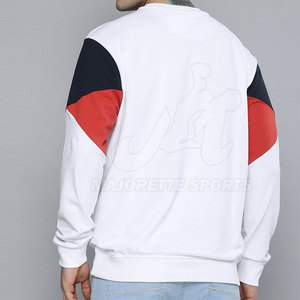 Sudadera Sencilla de Diseño Minimalista para Hombre, Color Sólido, Uso Diario, Manga Larga, Cuello Redondo - Product Image 5