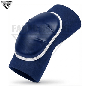 Couleur bleue, bon fournisseur, service OEM ODM, fabrication sur mesure pour le sport et l'entraînement, protection et confort pour les coudes, MMA, Muay Thai. - Product Image 4
