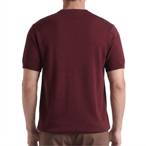 Solid Color Men's T Shirt Comfortable Cotton Fabric Regular Fit Casual Fashion Round Neck Daily Wear - Product Image 2