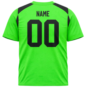Maillot de football américain personnalisé à sublimation, col en V, respirant, en polyester, uniforme d'équipe, OEM ODM, vente en gros - Product Image 3
