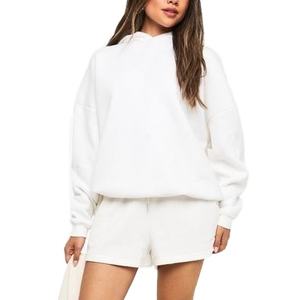 Sudadera con capucha de mujer de talla grande de nuevo estilo de alta calidad, Color sólido, manga larga, tela cómoda, sudadera transpirable - Product Image 1