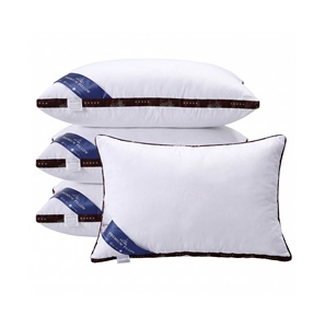 Almohada cervical de soporte para el cuello lista para enviar al por mayor, con núcleo de fibra de alta resiliencia, almohada para dormir, pedidos a granel de fábrica OEM personalizados - Product Image 1