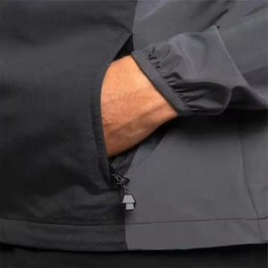 Affordable rate Men Windbreaker Jacket fully customized designs <b>top</b> trending Contrasting colors in windbreaker jacket for men - Product Image 5