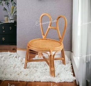 Silla Infantil de Madera de Estilo Moderno al por Mayor, Silla de Juego para Niños Pequeños, Ecológica, Duradera, con Respaldo Acolchado, Diseño Bonito, Multifuncional para Exteriores - Product Image 3
