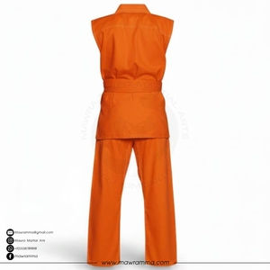 ชุดคาราเต้ Elite Training Mawra คุณภาพสูง ผ้าฝ้าย 100% ชุดศิลปะการต่อสู้ ปรับแต่งได้ตามต้องการ (OEM) ชุดไร้แขน สำหรับผู้ใหญ่ - Product Image 4