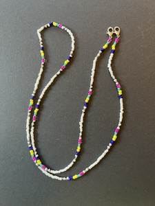 Designer Floral Embroidery Beaded <b>Lanyard</b> <b>for</b> <b>Keys</b> and ID Badges - Product Image 4