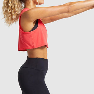 Top Deportivo Corto de Algodón y Poliéster de Alta Calidad para Mujer, Venta al Por Mayor, 2026 - Product Image 4