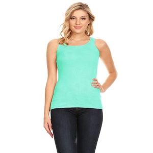Wholesale Women's Sports Tank <b>Tops</b>-Custom Colors & Sizes 100% Cotton Breathable & Quick Dry Private Label Option - Product Image 1