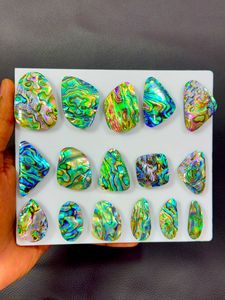 Cabujón de Concha de Abulón Natural Colorido, Gema de Alta Calidad para Anillos, Colgantes y Pendientes, Disponible para la Venta - Product Image 2