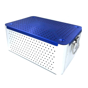 Bandeja de Esterilización Manual de Aleación de Aluminio de Alta Calidad con 3 Bandejas Interiores, Tamaños Personalizados para Herramientas Oftalmológicas y Ortopédicas - Product Image 2