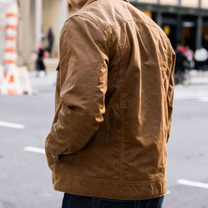 Premium Quality Lightweight Solid Color <b>Canvas</b> Jacket Windproof Customized Made <b>Canvas</b> Jacket For Online Sale - Product Image 2