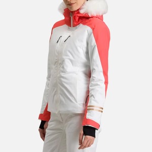 Traje de esquí para mujer, blanco, con capucha, impermeable, sintético, aislante, para deportes al aire libre, ropa de nieve, trajes de esquí para mujer. - Product Image 4