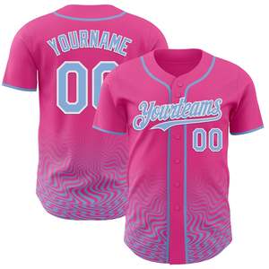 Compre Ahora Camiseta de Béisbol con Botones, Transpirable, de Secado Rápido, Ropa Deportiva, Colores Personalizados, Tallas XS-7XL, OEM, ODM, Camiseta Deportiva al por Mayor - Product Image 1