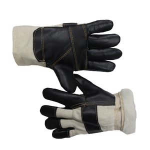 Gants de travail Ozero Black Arbeitshandschuhe en polyester/coton/métallique, résistants, avec poignets élastiques rayés, pour conducteurs de tracteurs - Product Image 3