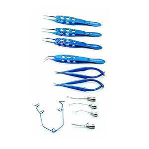 Juego de Instrumentos Quirúrgicos Oftálmicos de Precisión de Titanio para Micro Neurocirugía Manual de Alta Calidad, Kit de Cirugía Ocular Reutilizable - Product Image 5