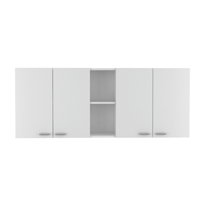 Mobile da Cucina Bianco Olimpo 150 da Depot E Shop, Design a Doppia Anta con Due Ripiani Esterni e Due Interni - Product Image 3