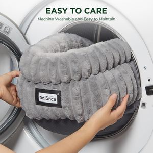 Cat Bed Kitten Bed, Washable Round Cat Bed for Indoor Cat, Super Soft Plush Faux Fur for Puppy and Kitten with Anti-Slip bottom - Product Image 4