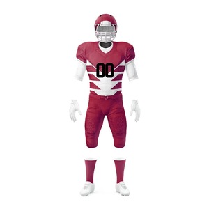 Ensemble de maillots de football américain personnalisés, uniforme sublimé, vêtements de sport d'équipe, tissu respirant, résistant, pour entraînement, club, match - Product Image 2