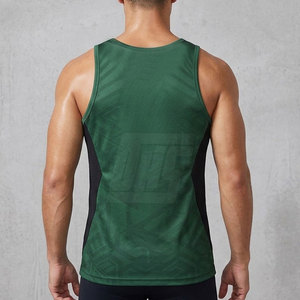 Débardeur de lutte personnalisé léger sans manches, t-shirt de performance anti-humidité pour l'entraînement de lutte - Product Image 4