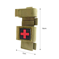 Pochette tactique pour garrot, ciseaux et stylo, étui de rangement pour garrot, porte-équipement médical d'urgence pour la chasse, le camping