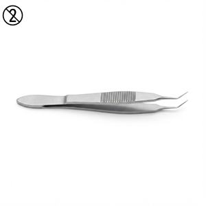 Pinzas de Sujeción Kelman McPherson de Acero Inoxidable, Instrumento Microquirúrgico de Mango Largo, Herramienta Quirúrgica Oftálmica Clase I - Product Image 2