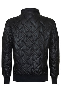 Veste en cuir personnalisée pour motards, en cuir véritable, vêtements d'extérieur tendance, fabrication OEM ODM, service d'échantillonnage disponible - Product Image 2