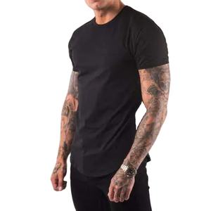 Classique hommes coton t-shirt décontracté coupe régulière DTG imprimé t-shirt mâle athlétique Fitness entraînement T-Shirts hommes - Product Image 1