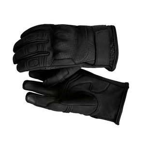Gants de moto en cuir 100% véritable, sur mesure, imperméables, à doigts entiers, de haute qualité, prix raisonnable, couleur unie - Product Image 4