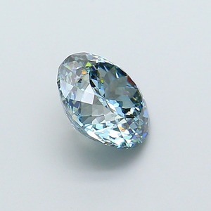 Diamant CVD de qualité supérieure, vert-bleu intense, taille portugaise, clarté VS1, polissage excellent, pierre précieuse cultivée en laboratoire pour la création de bijoux de luxe. - Product Image 3