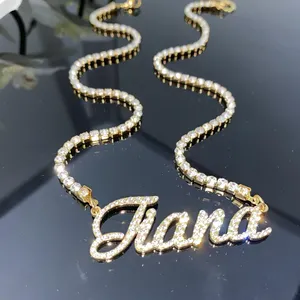 Collar con Colgante de Diamantes de Diseño Personalizado para Fiestas, Bodas y Eventos Nocturnos, Joyería para Suministro Mundial al Mejor Precio - Product Image 3