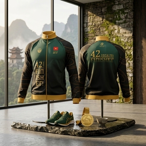 High Quality <b>Runner</b> Finisher Jacket Custom Event Running Jacket Wholesale Breathable Lightweight Sportswear Wholesale - Product Image 1