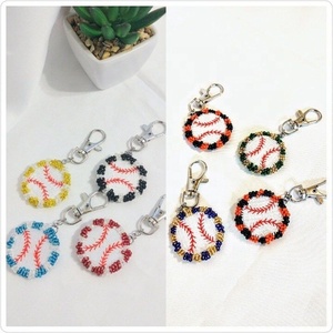 Creative Handmade Seed Beads Embroidered Keychain Gift Collection Modern Seed Beads Beaded Embroidery Keychain Premium Craft - Product Image 4