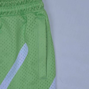 Pantalones Cortos Deportivos Casuales de Cintura Alta con Cordón Ajustable, 100% Algodón, Ecológicos, de Secado Rápido, para Gimnasio, Playa, OEM - Product Image 2