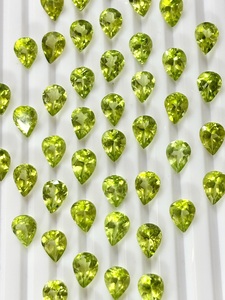 Piedra Preciosa Suelta de Peridoto Verde Natural, Corte Brillante Redondo, Calidad AAA para Joyería, Venta al Por Mayor - Product Image 2