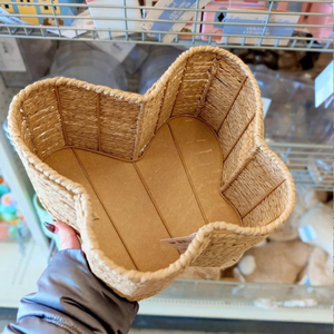 High Quality Handwoven Butterfly Basket Novelty Seagrass Wicker Storage Organizer for Nursery Decor Baby Gift OEM Export - Product Image 1