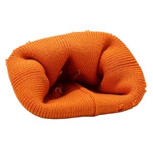 Gorro de punto acrílico con puño, estilo hip hop, cálido para invierno, con logo personalizado, efecto desgastado, diseño de calavera y patrón de camuflaje de puntos, para uso en la playa - Product Image 5