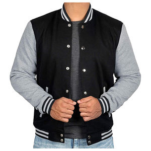 Chaqueta Bomber de Béisbol Personalizada al por Mayor para Hombre, Chaqueta Universitaria Estilo Letterman, Ropa Urbana - Product Image 5