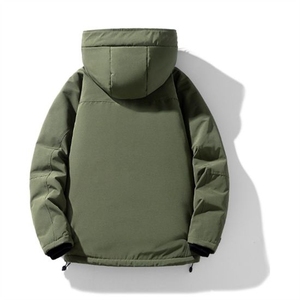 Veste d'hiver à capuche pour enfants, vêtements d'extérieur décontractés chauds et isolés pour enfants, vêtements d'extérieur - Product Image 6