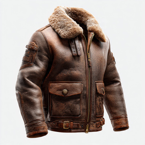 PREMIUM FUR LEATHER <b>JACKET</b> HEAVY DUTY FOR FORMAL WEAR. This one Screams Money and Durability. Winter <b>Jacket</b> that actually lasts - Product Image 1